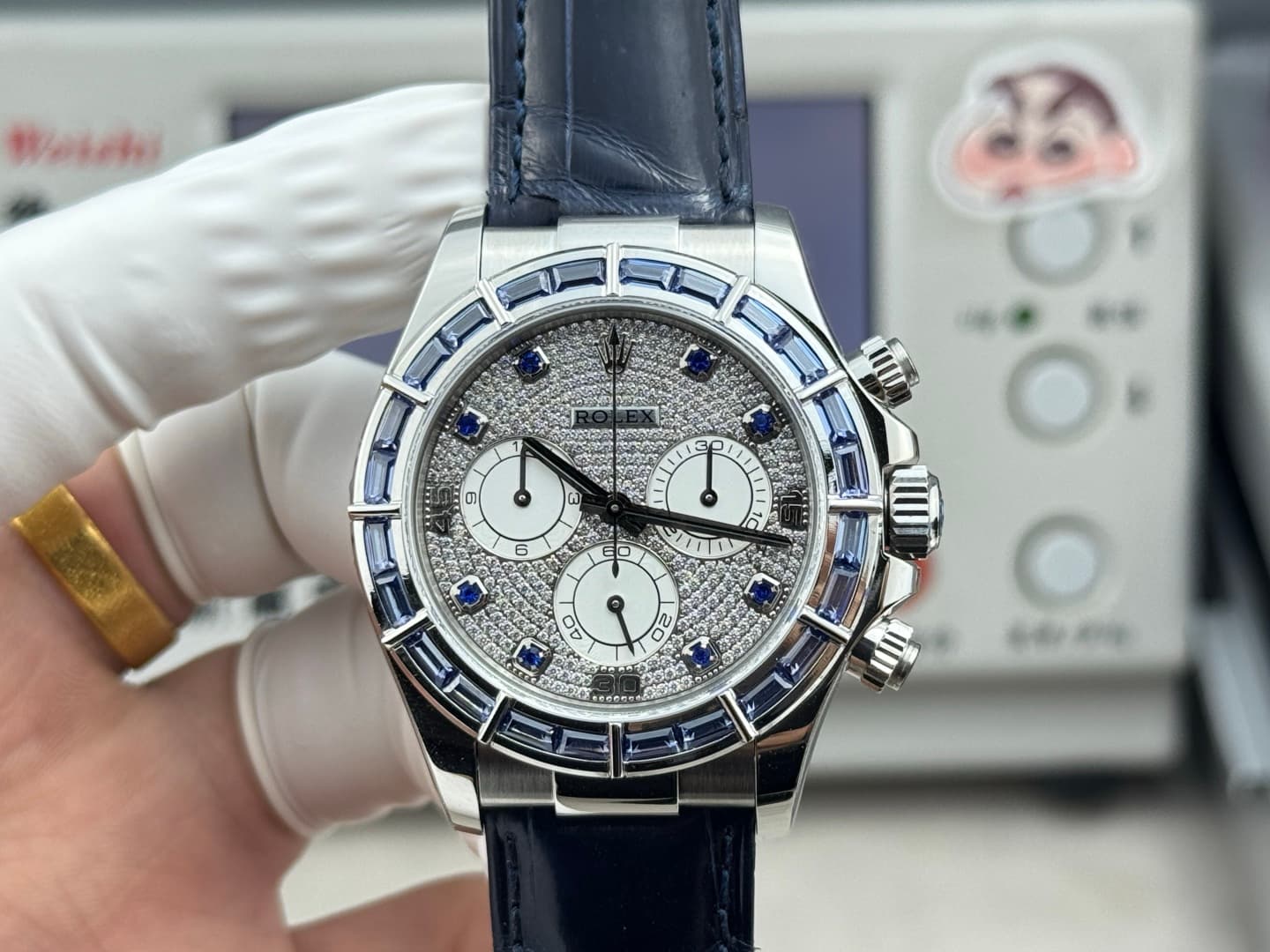 Rolex Blue Watch