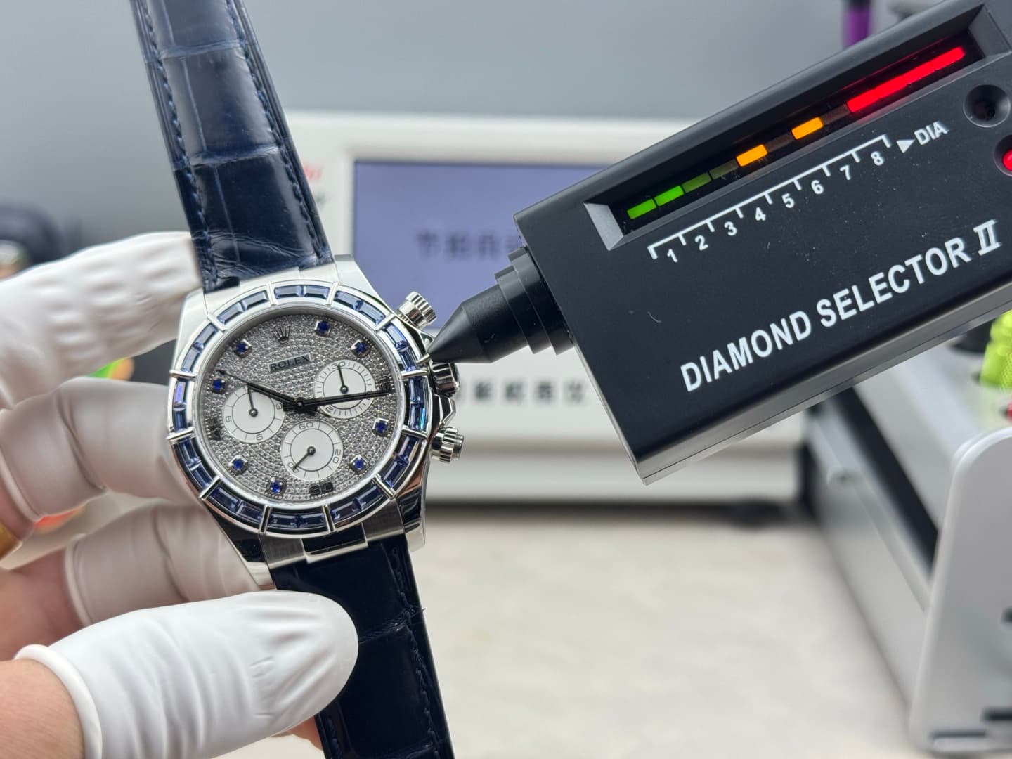 Rolex Blue Watch