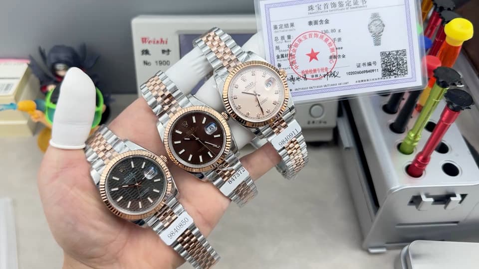 Rolex White Watch