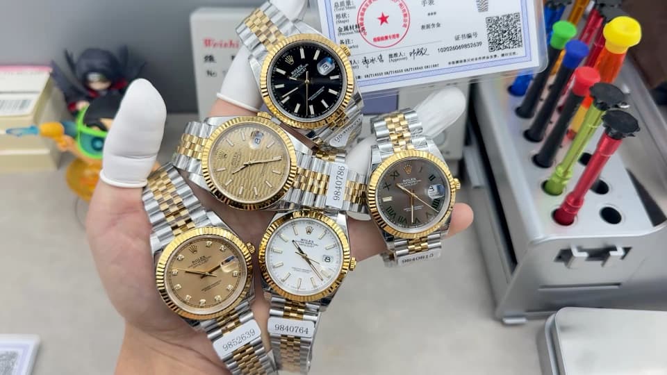 Rolex White Watch