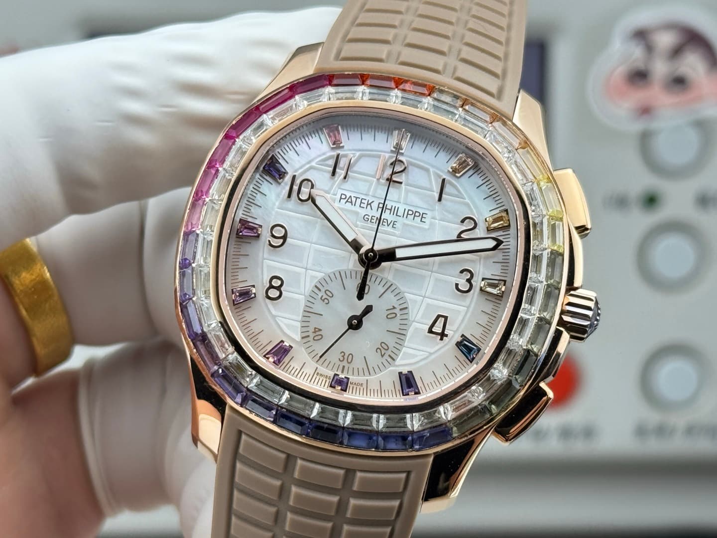 Patek Philippe White Watch Luce7968