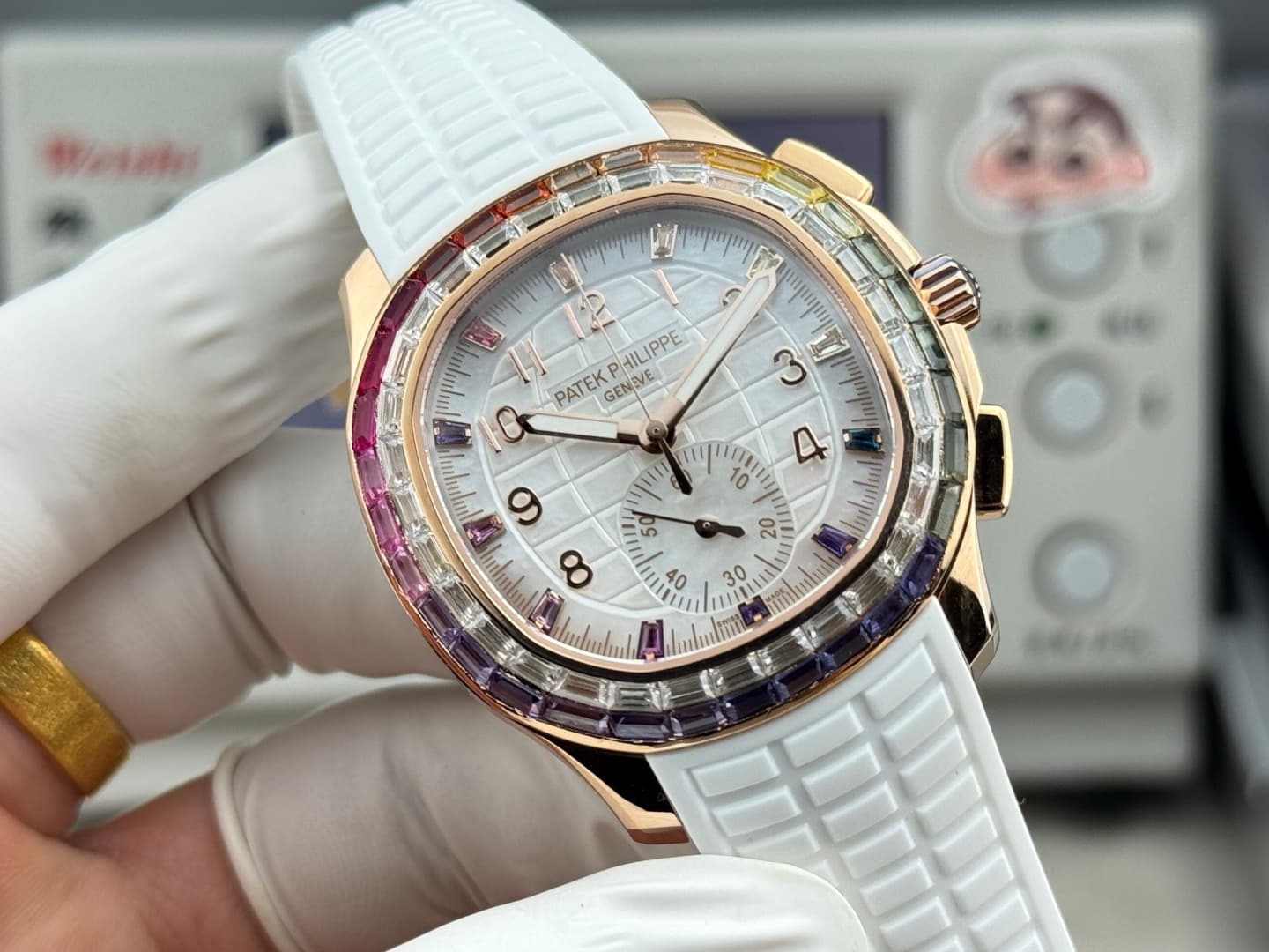 Patek Philippe White Watch Luce7968