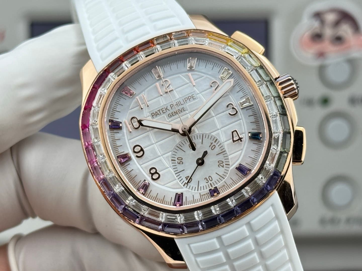 Patek Philippe White Watch Luce7968