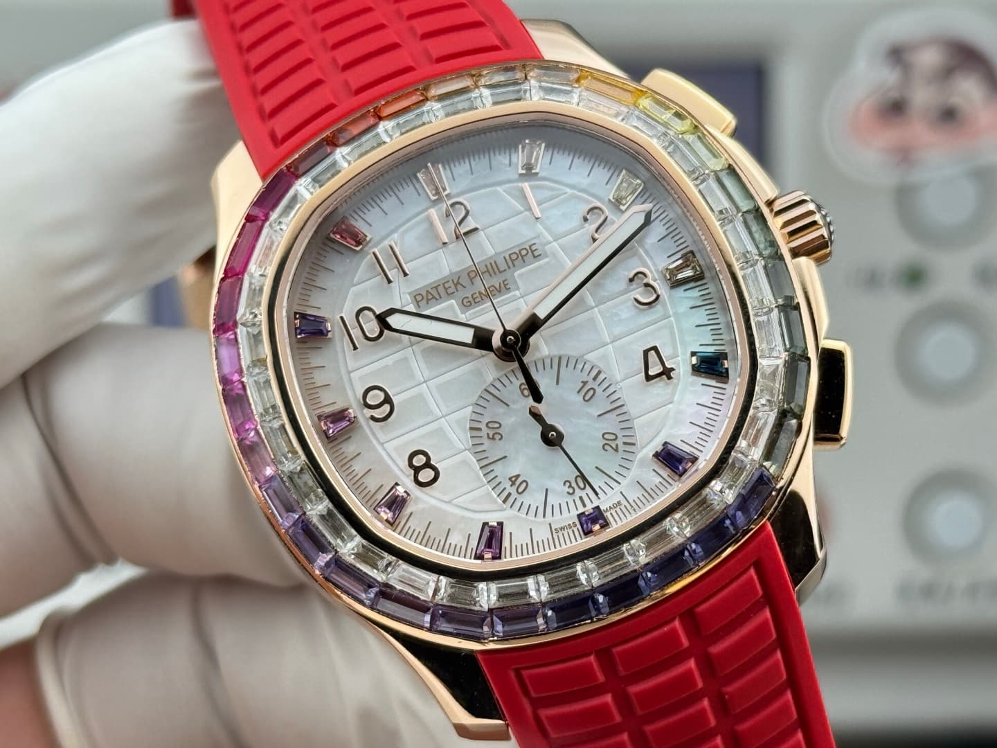 Patek Philippe White Watch Luce7968
