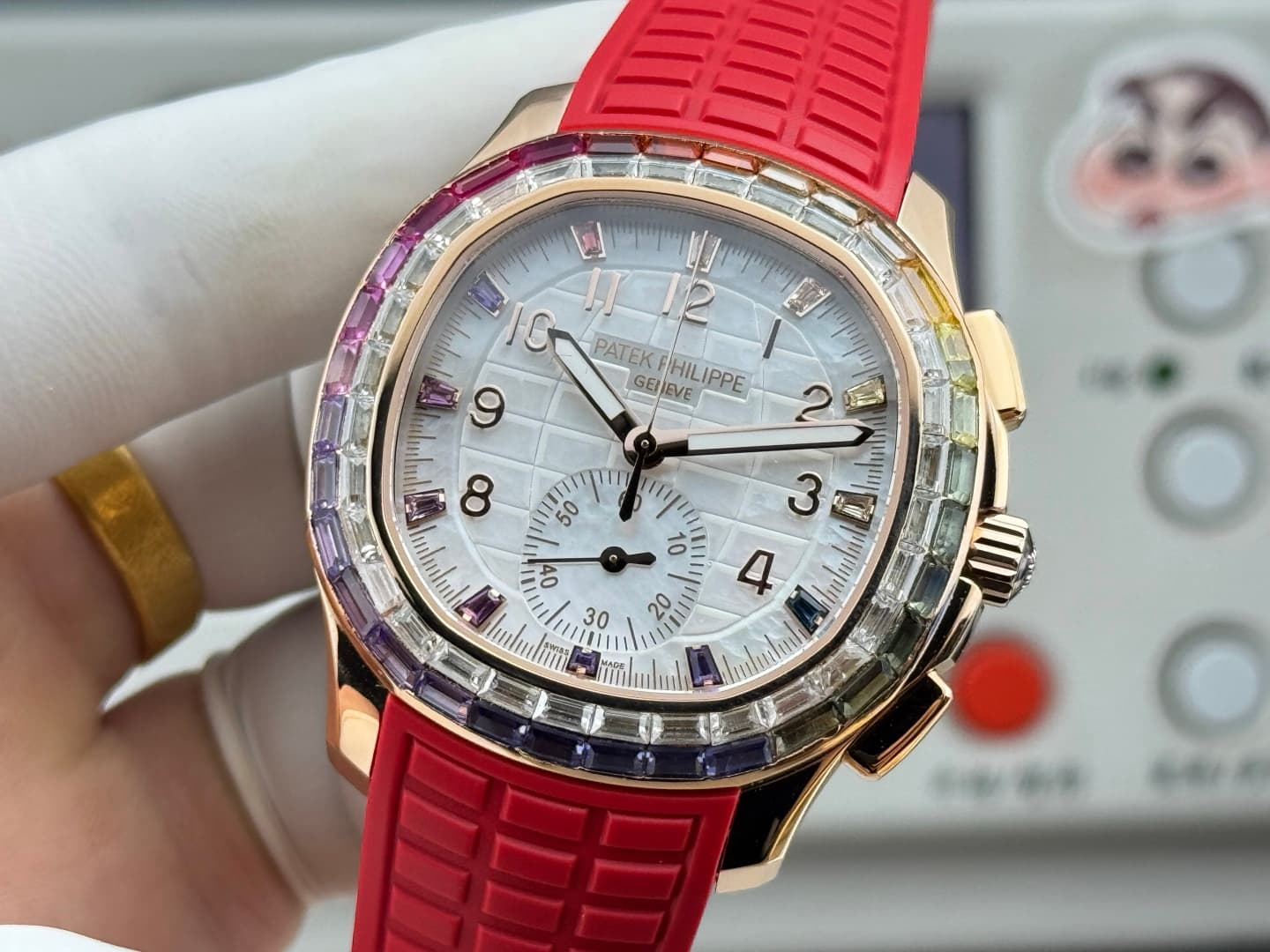 Patek Philippe White Watch Luce7968