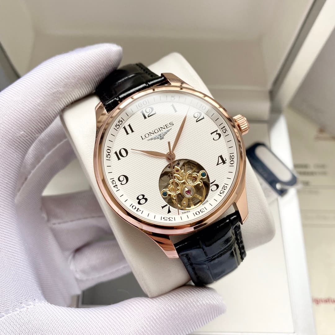 Longines White Watch