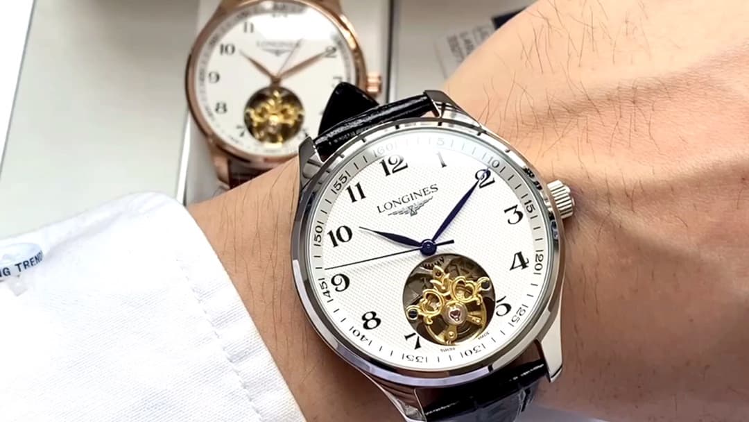Longines White Watch