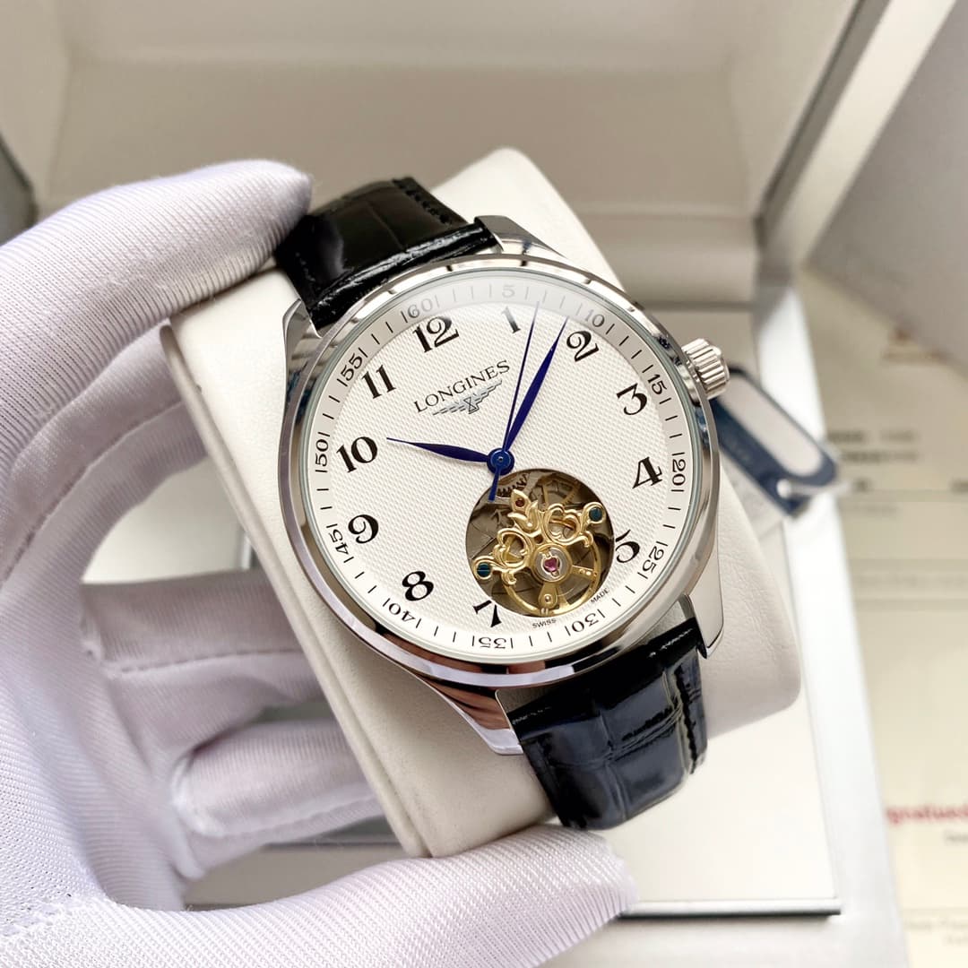 Longines White Watch