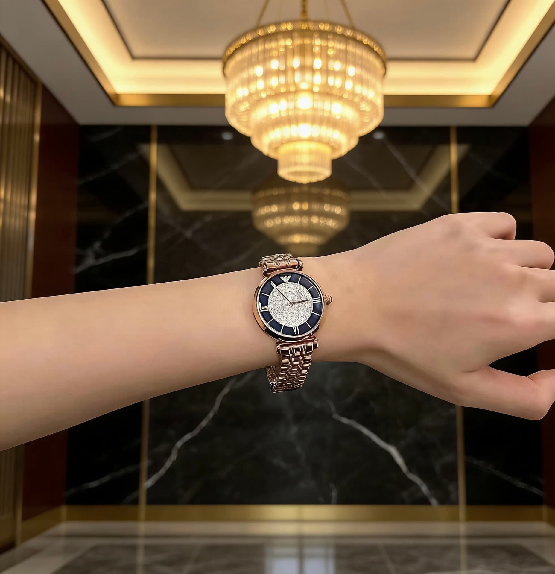 Luxury Watch Cream Watch