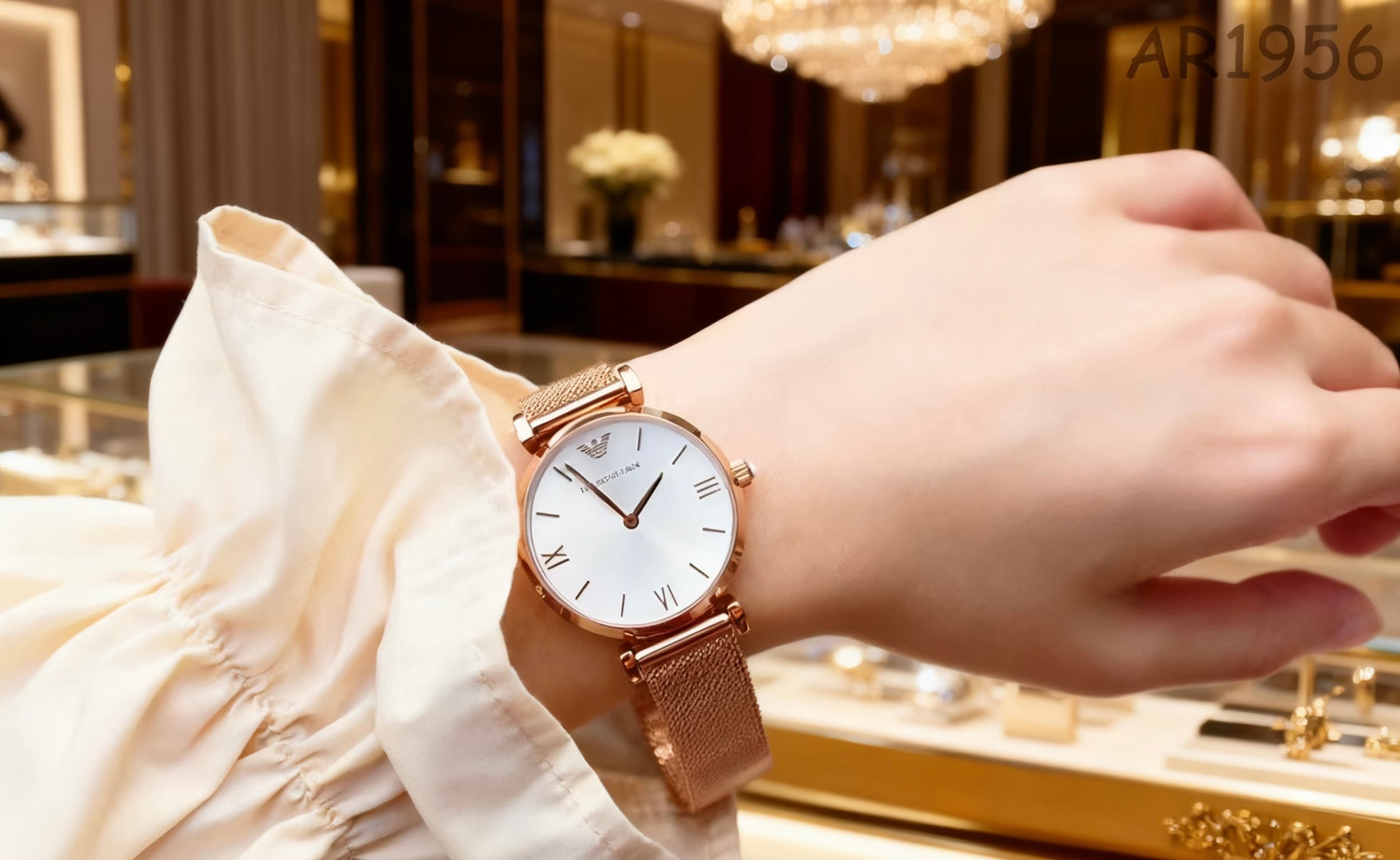 Luxury Watch Cream Watch AR1956