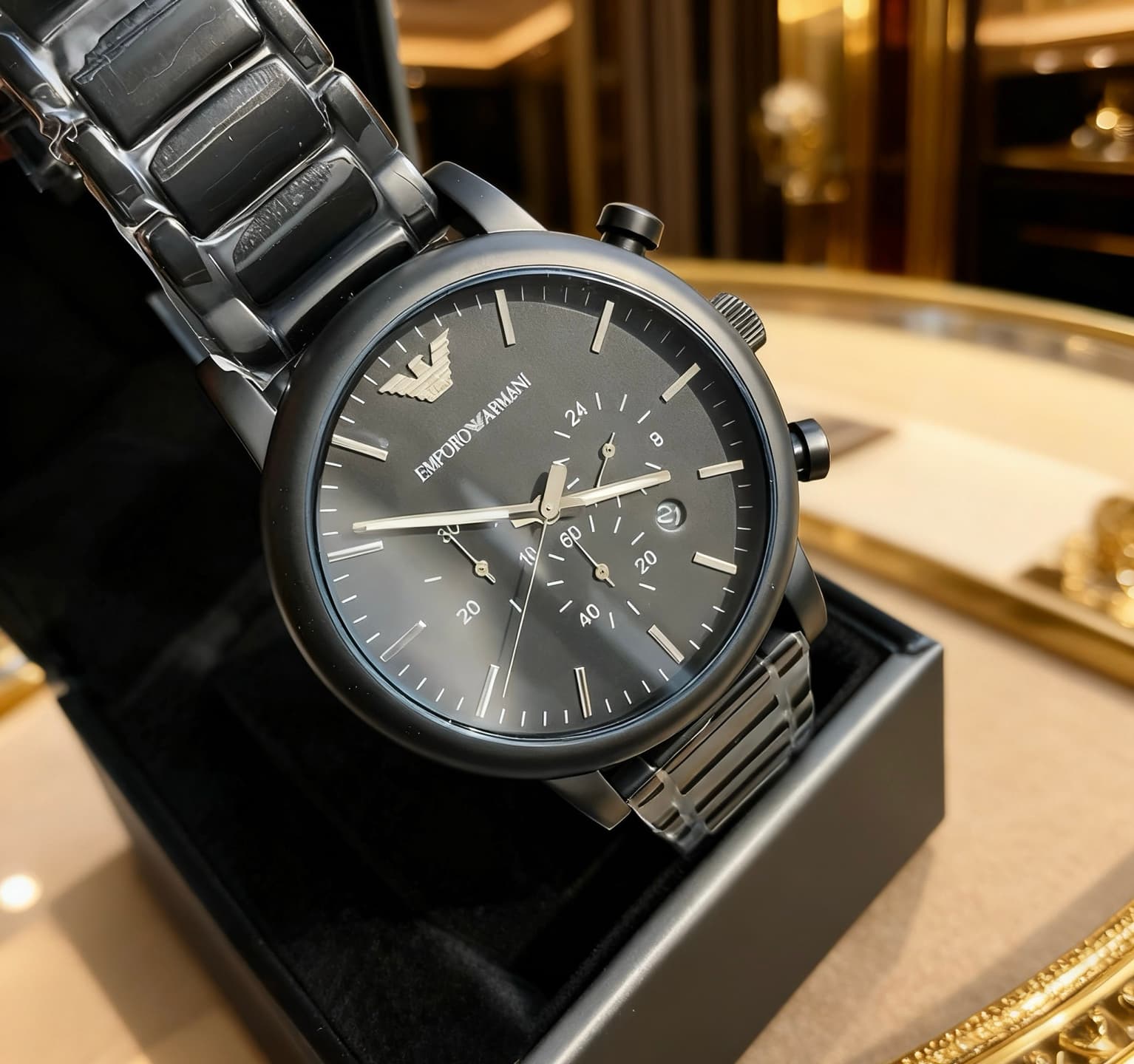 Luxury Watch Black Watch AR1895