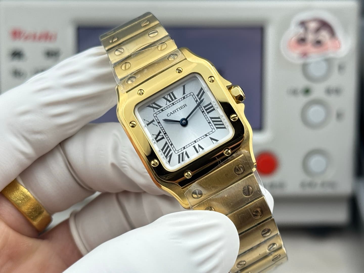 Cartier Blue Mini Watch