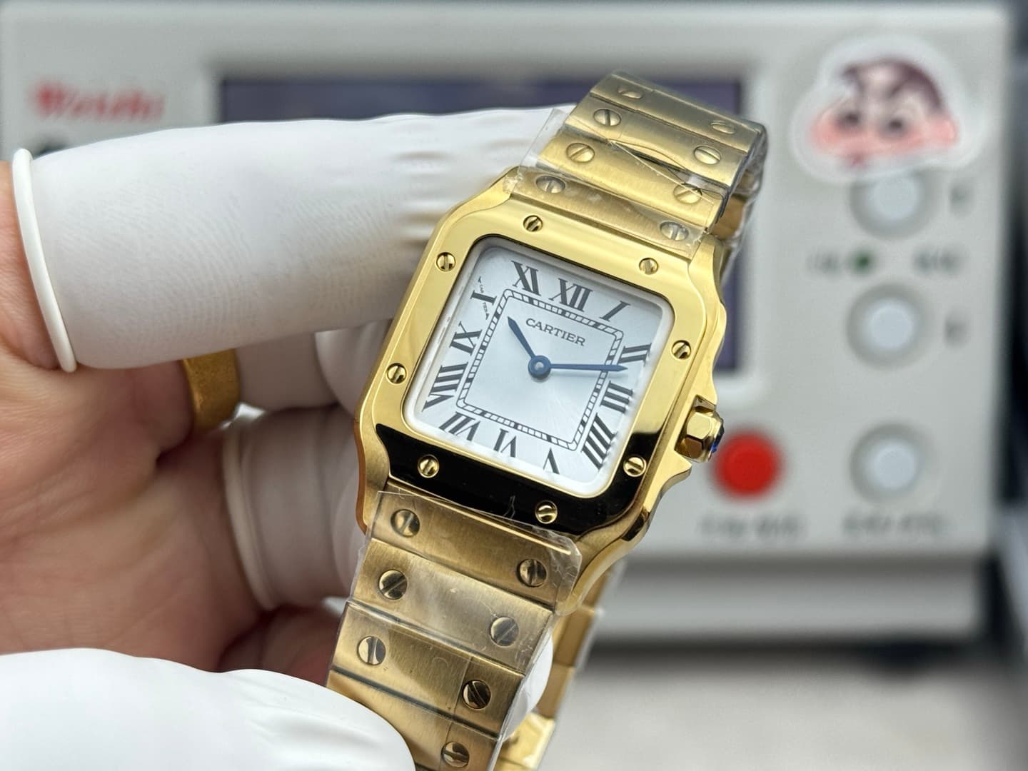 Cartier Blue Mini Watch
