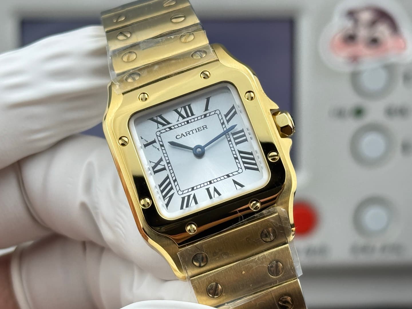 Cartier Blue Mini Watch