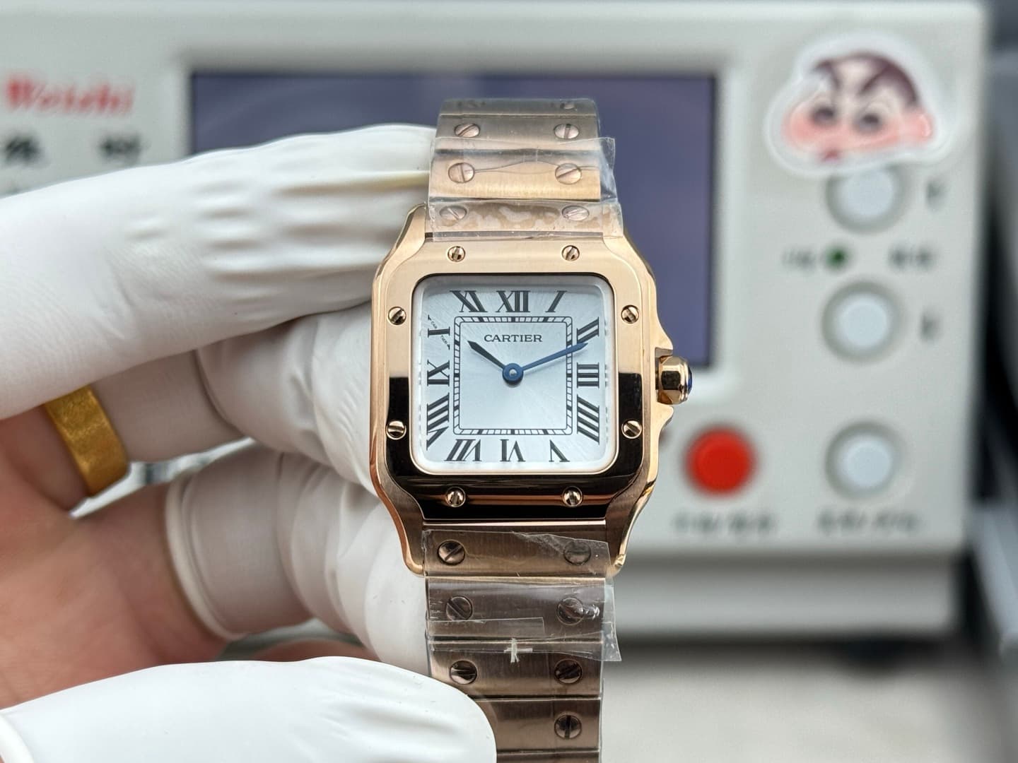 Cartier Blue Mini Watch