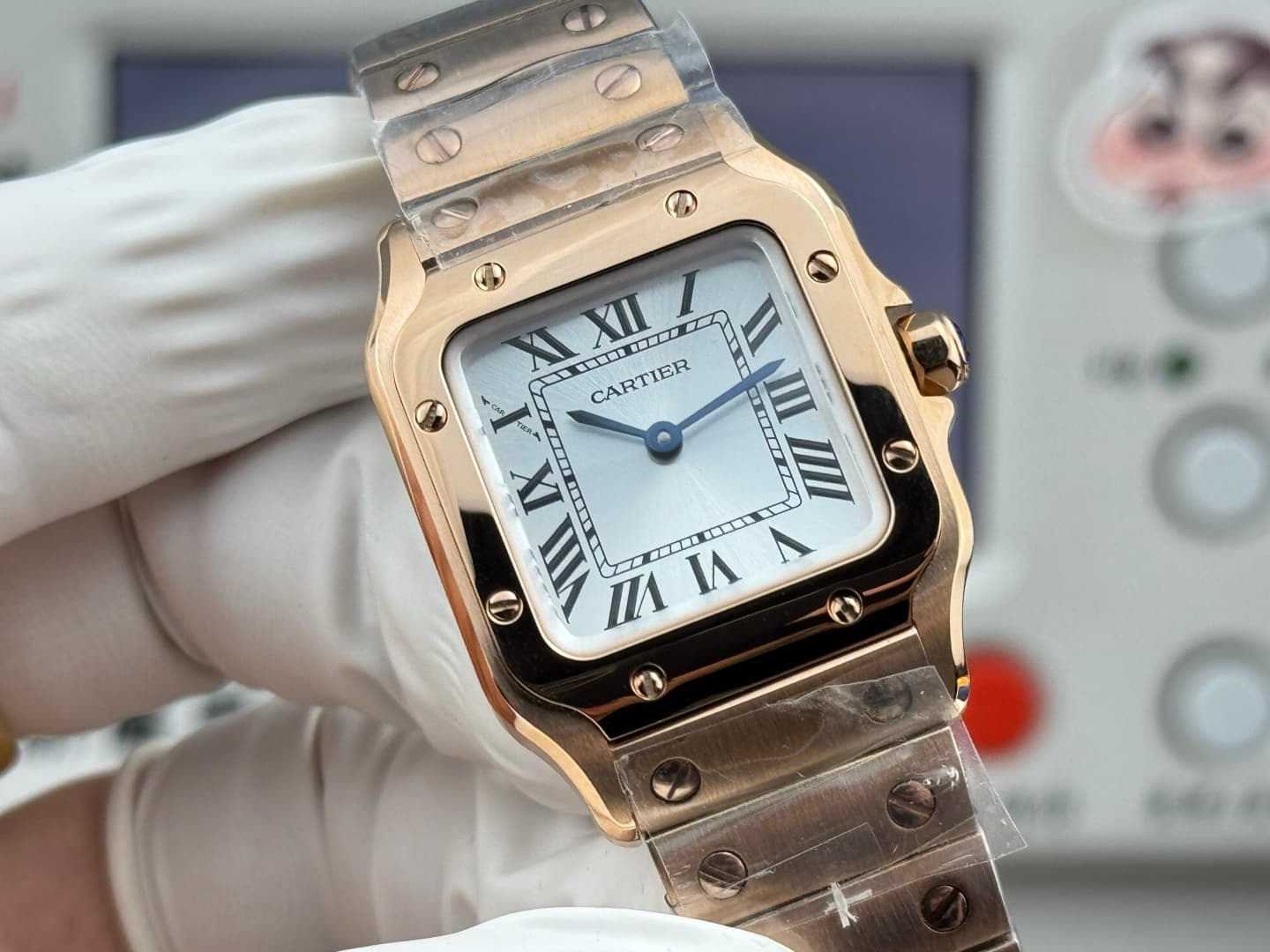 Cartier Blue Mini Watch