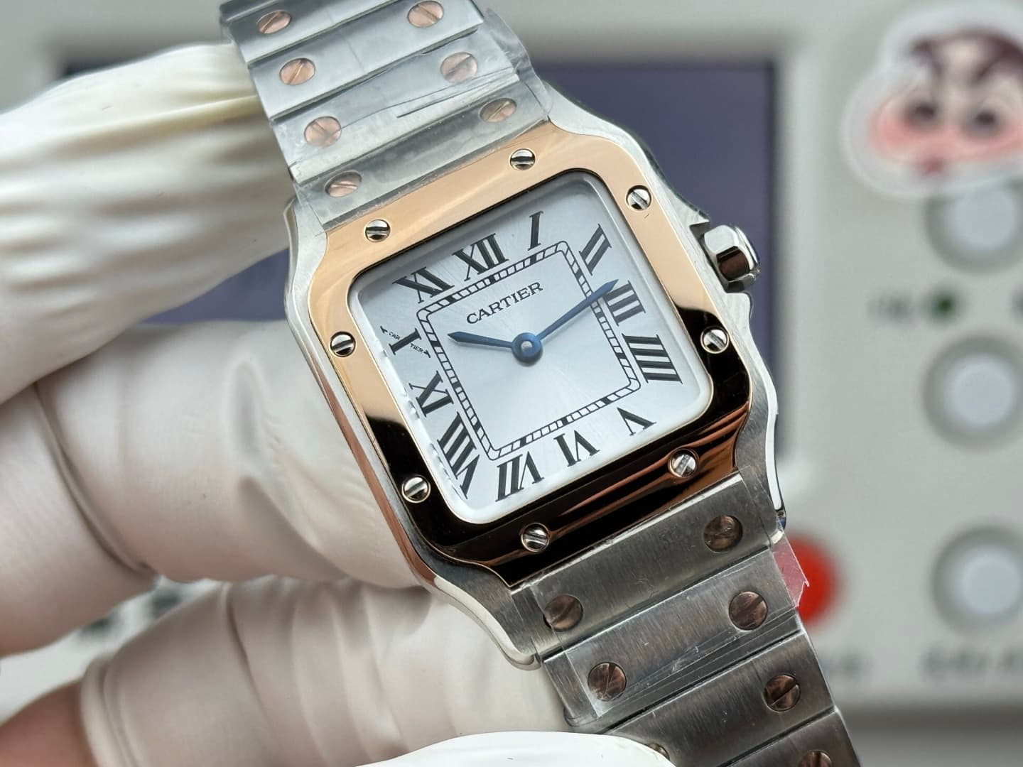 Cartier Blue Mini Watch
