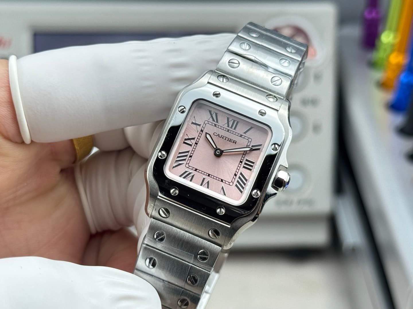 Cartier Blue Mini Watch