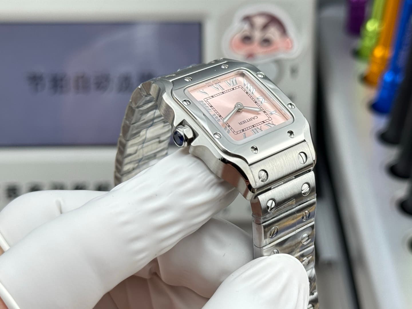 Cartier Blue Mini Watch