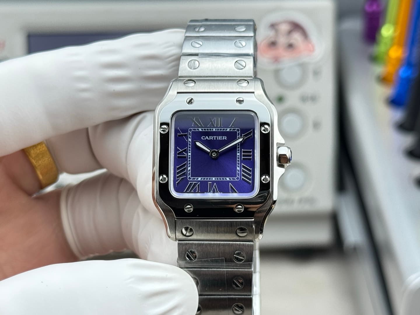 Cartier Blue Mini Watch