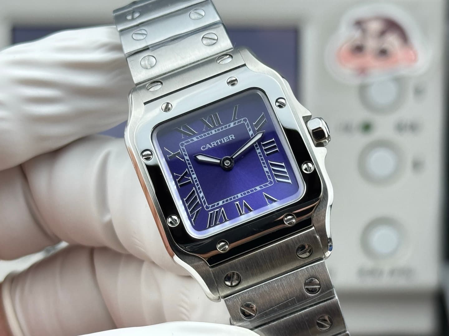 Cartier Blue Mini Watch