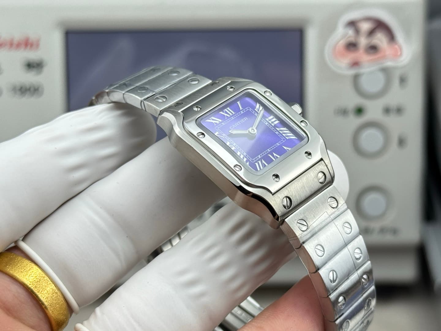 Cartier Blue Mini Watch