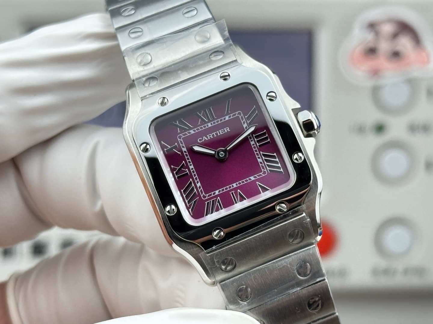 Cartier Blue Mini Watch