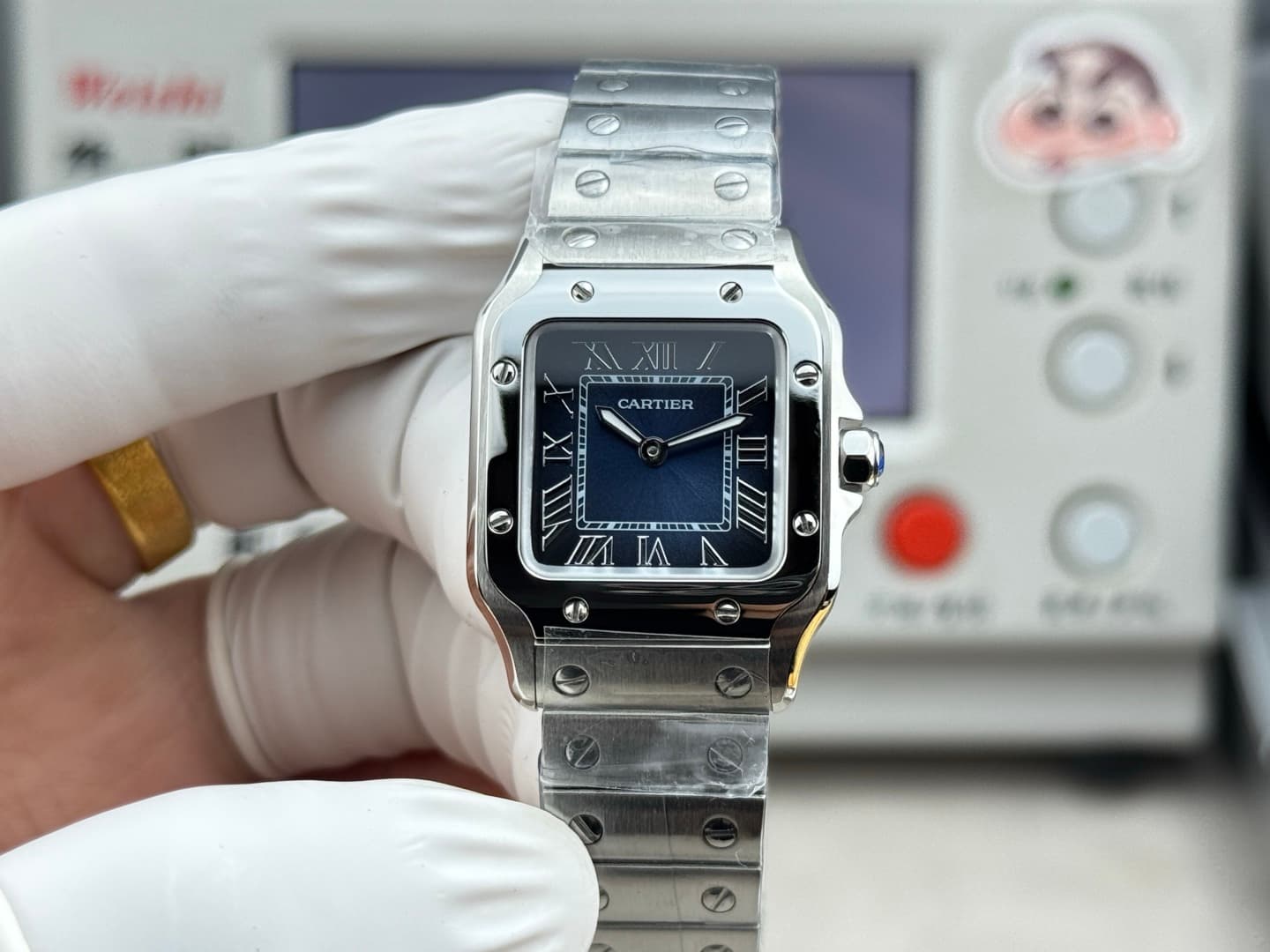 Cartier Blue Mini Watch