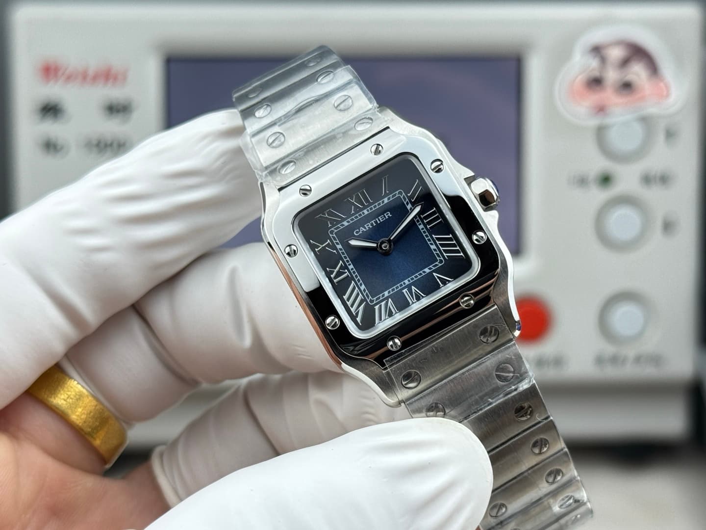 Cartier Blue Mini Watch