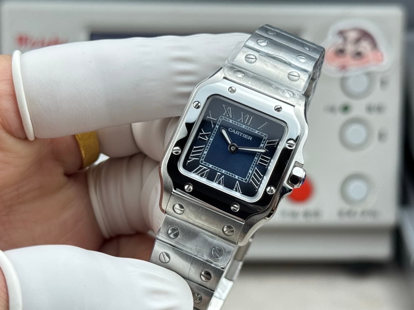 Cartier Blue Mini Watch