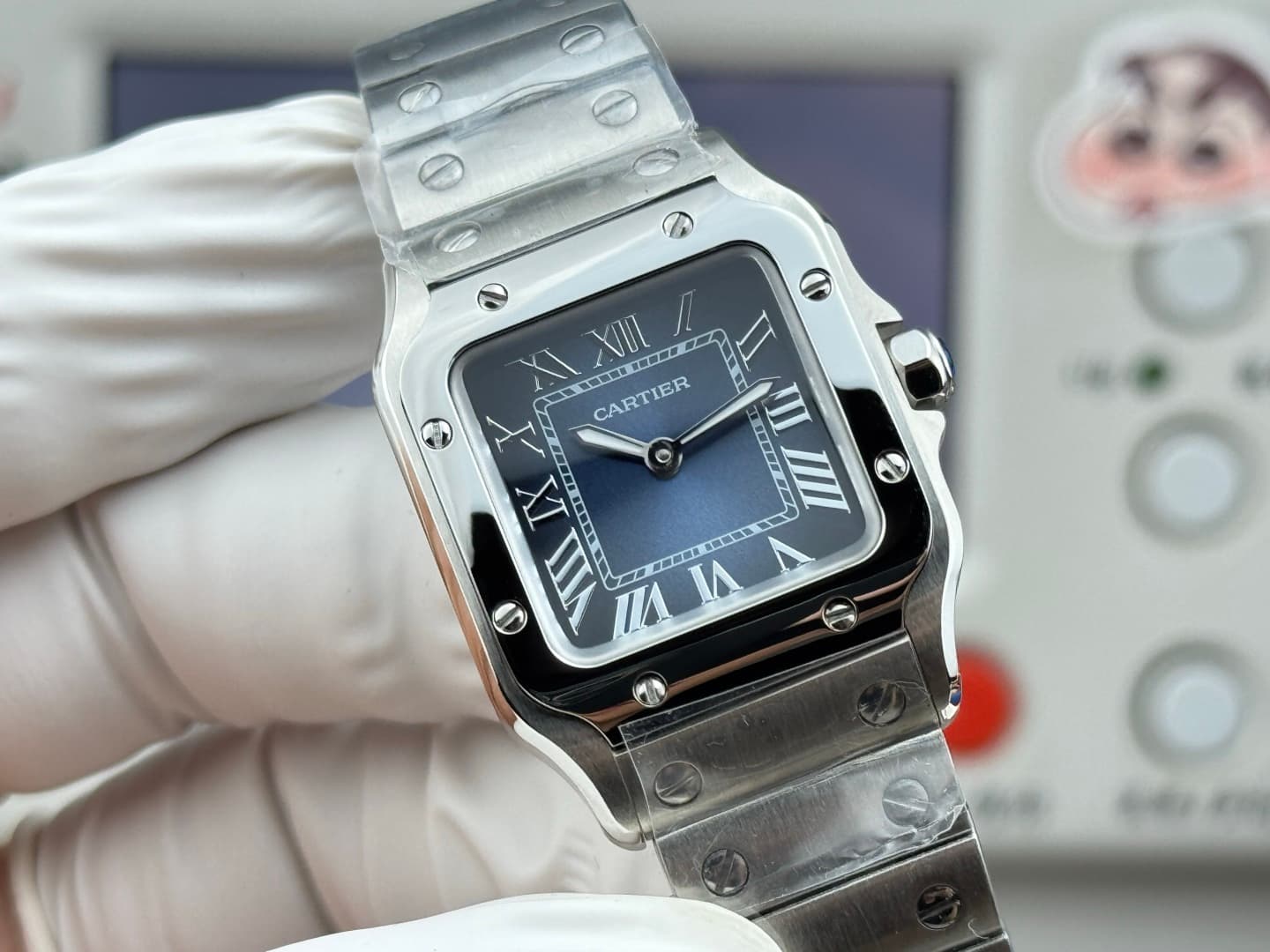 Cartier Blue Mini Watch