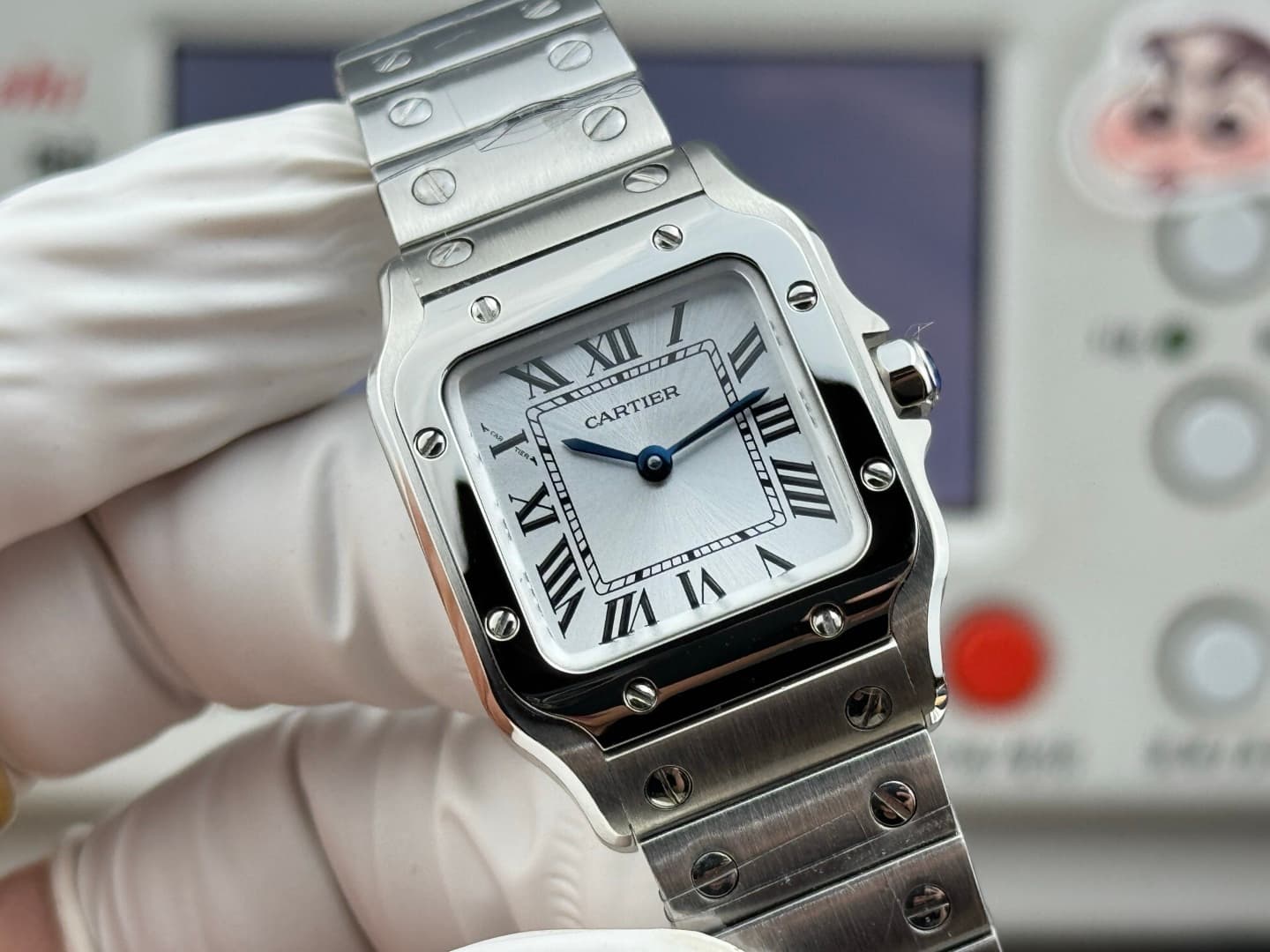 Cartier Blue Mini Watch
