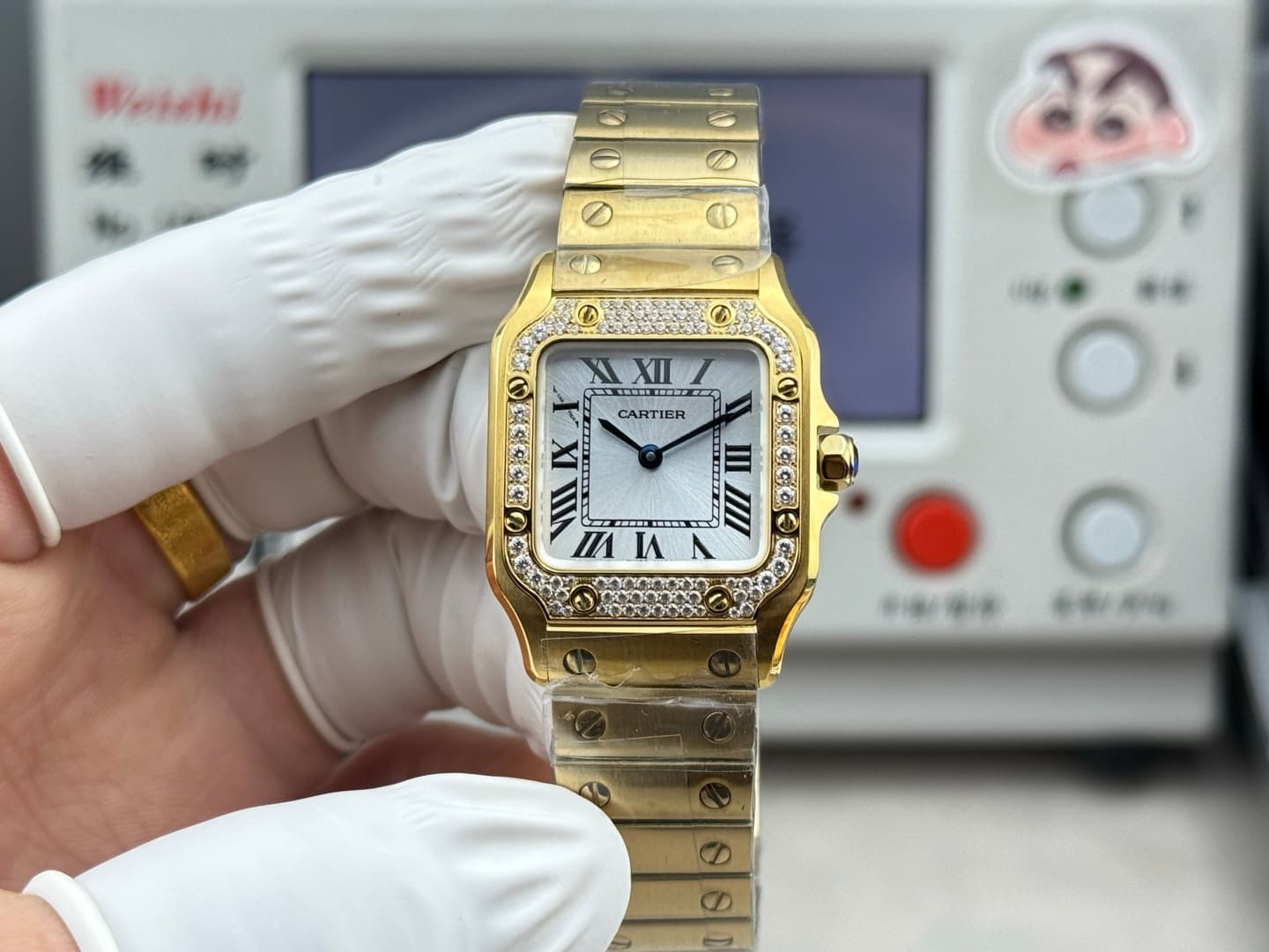 Cartier Blue Mini Watch