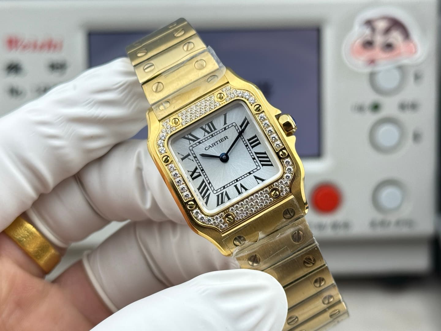 Cartier Blue Mini Watch