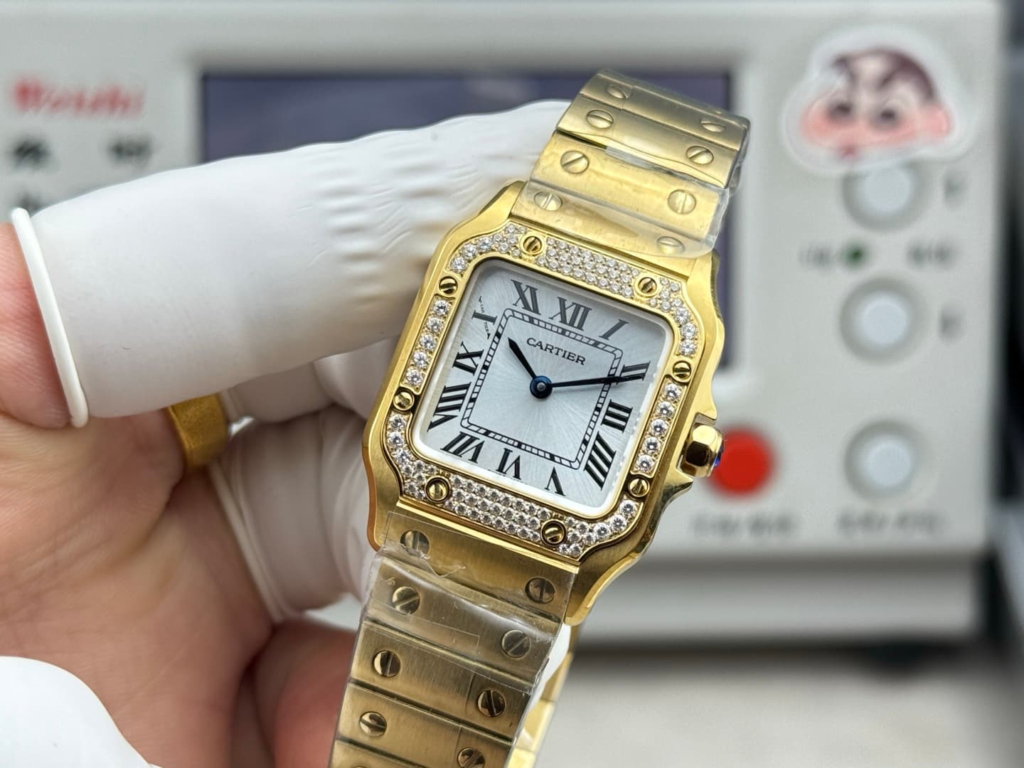 Cartier Blue Mini Watch