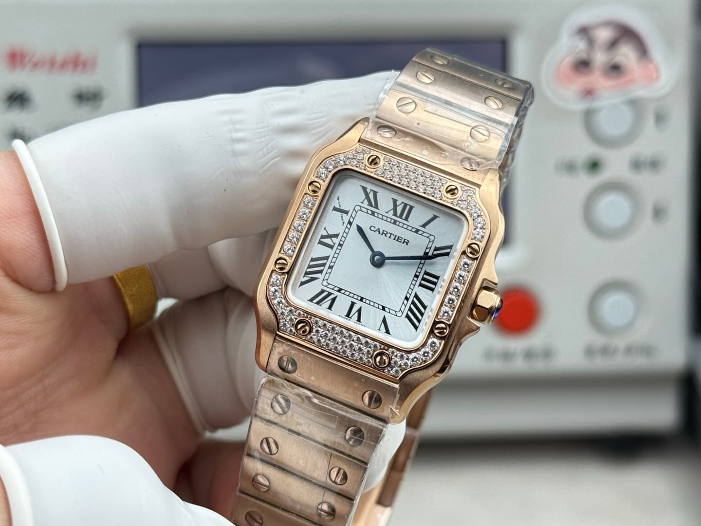 Cartier Blue Mini Watch