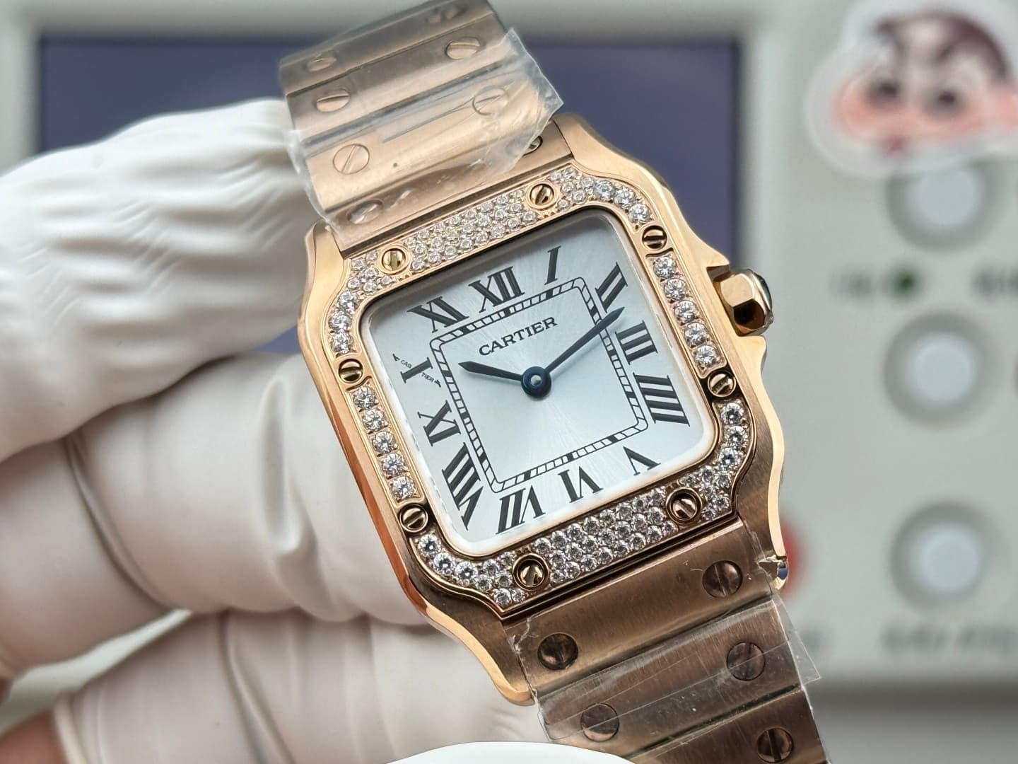 Cartier Blue Mini Watch