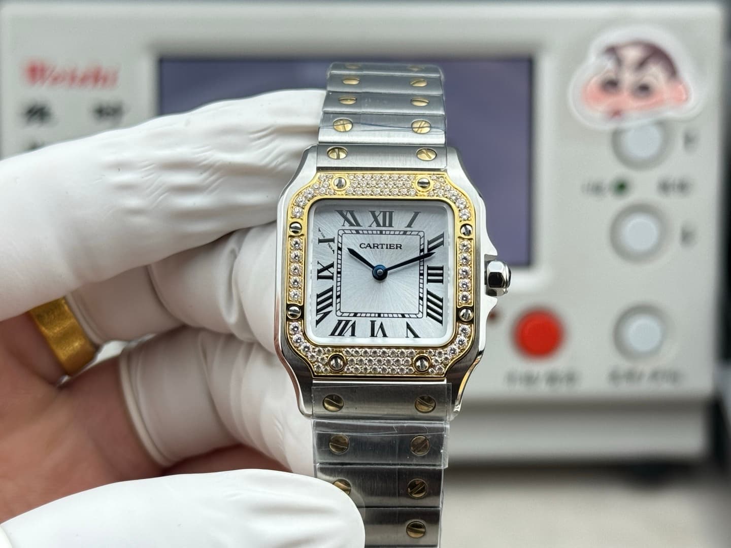 Cartier Blue Mini Watch