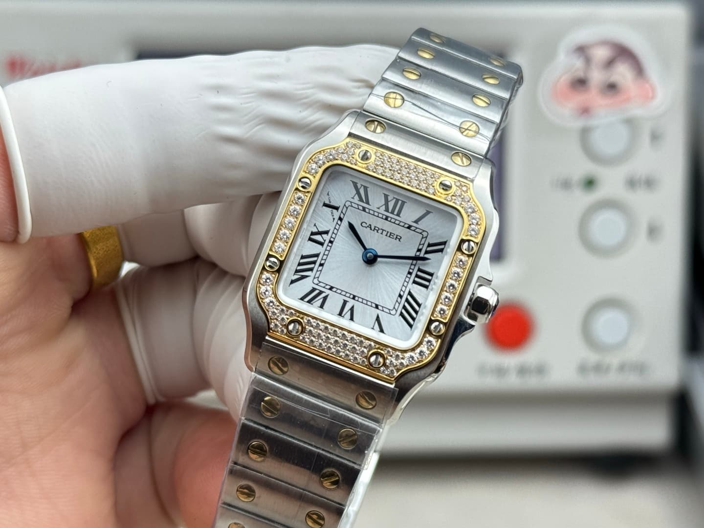 Cartier Blue Mini Watch