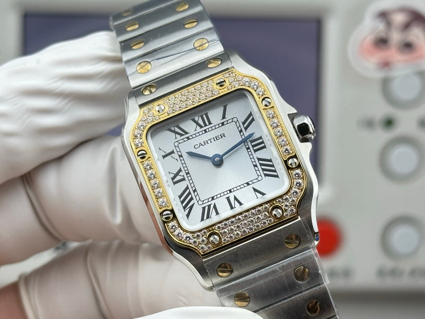 Cartier Blue Mini Watch