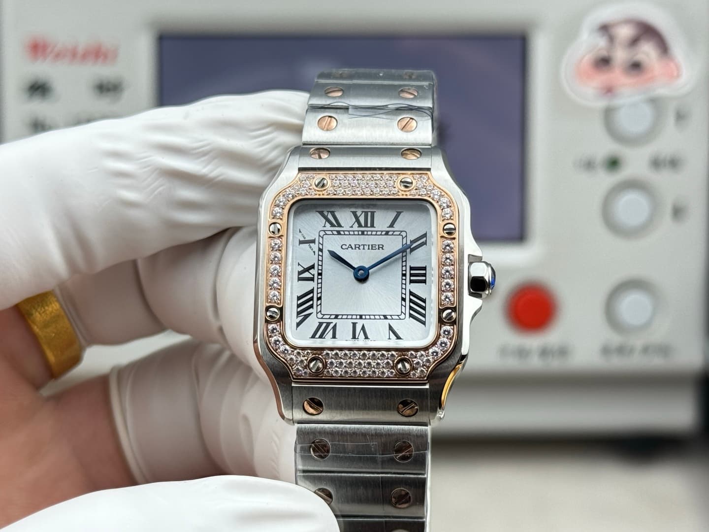 Cartier Blue Mini Watch