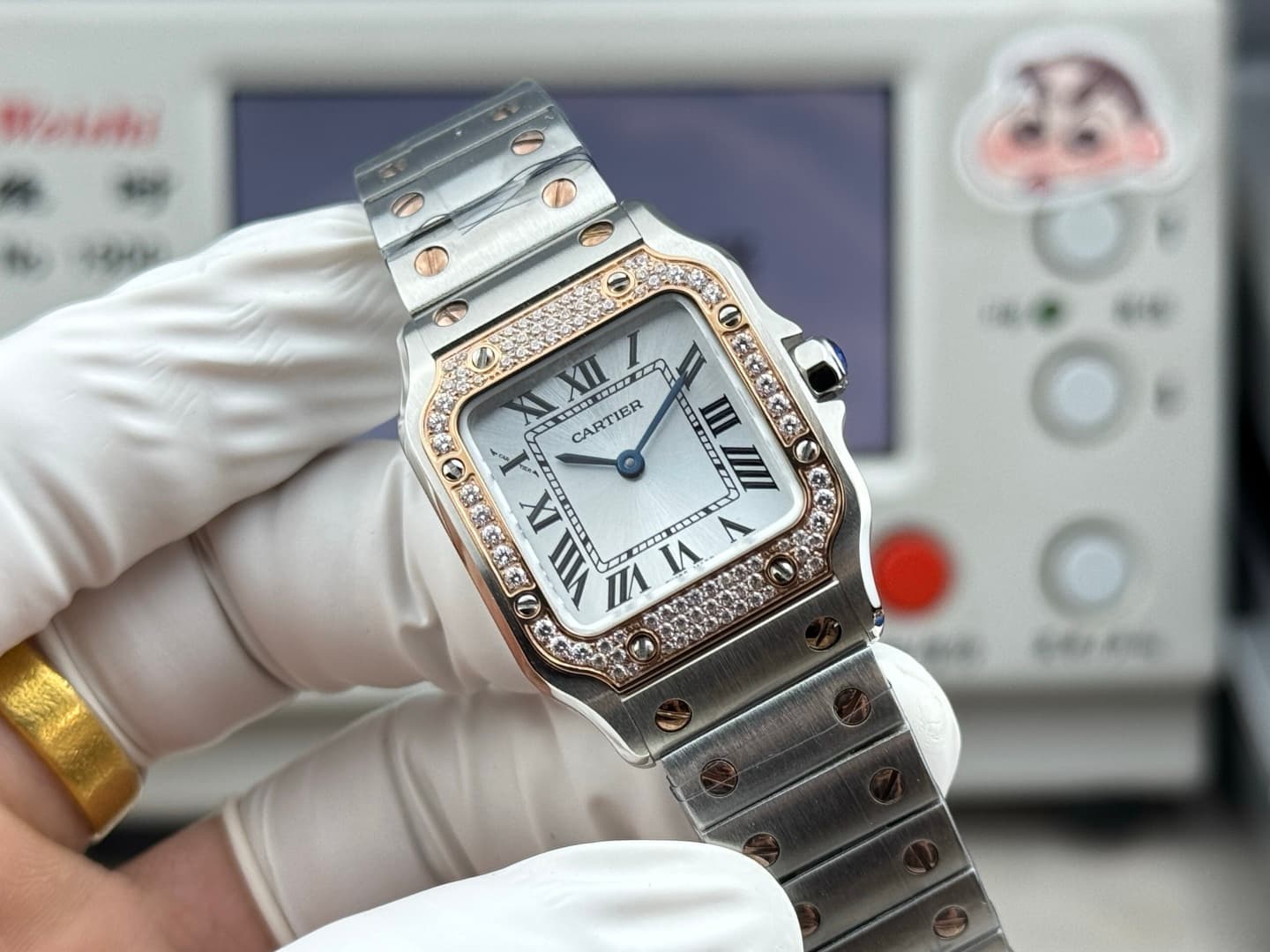 Cartier Blue Mini Watch