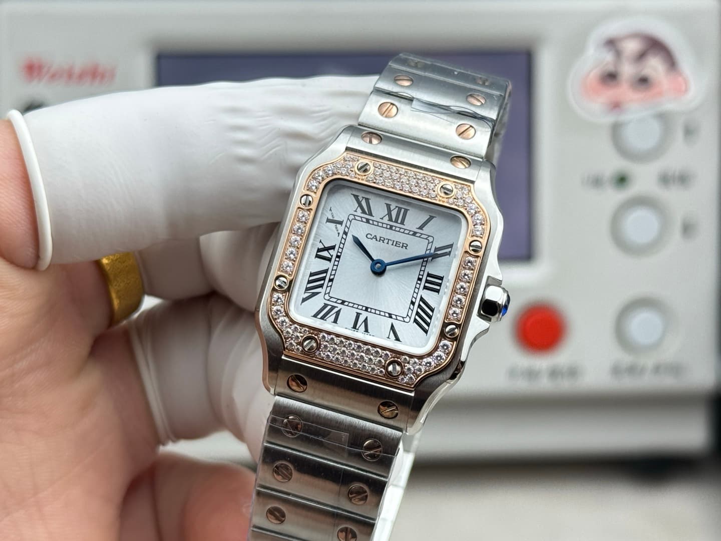 Cartier Blue Mini Watch