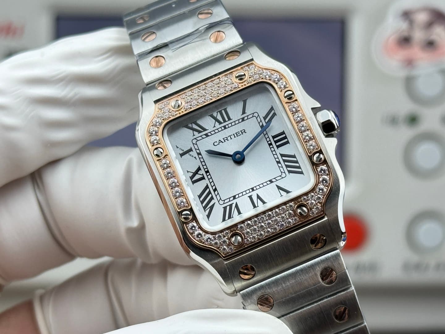 Cartier Blue Mini Watch