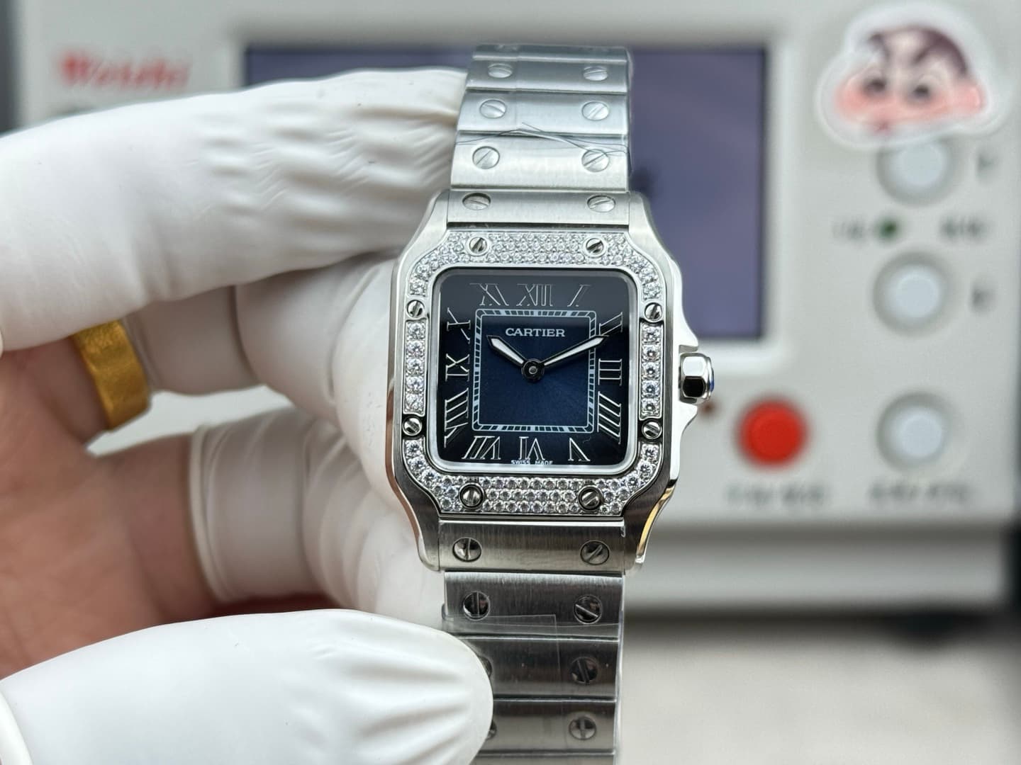 Cartier Blue Mini Watch