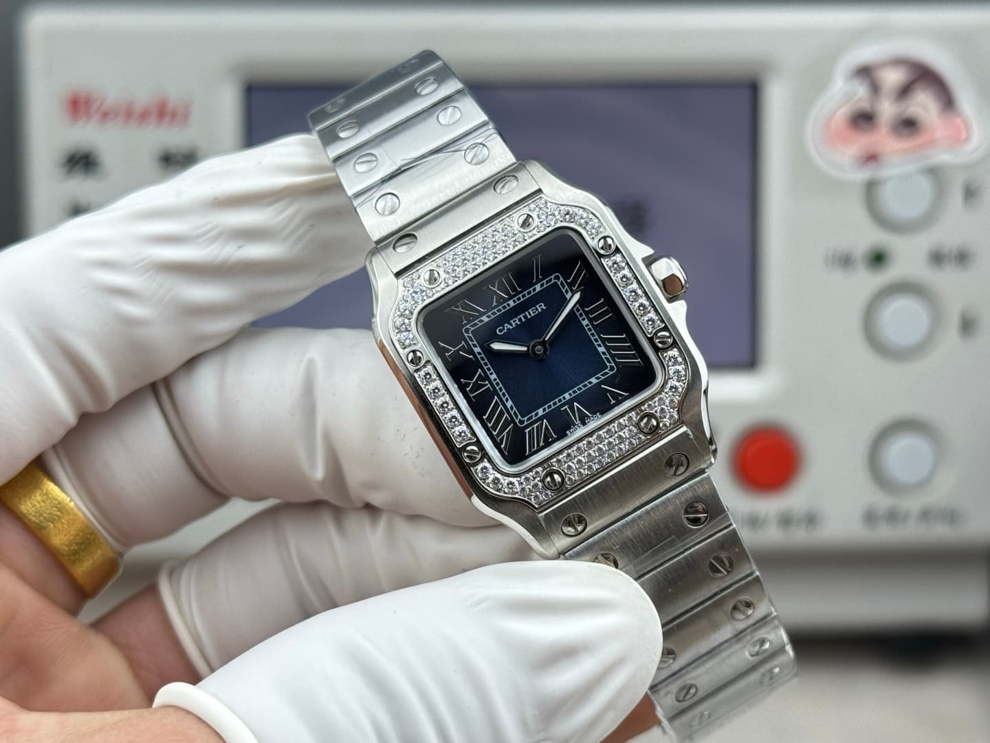 Cartier Blue Mini Watch