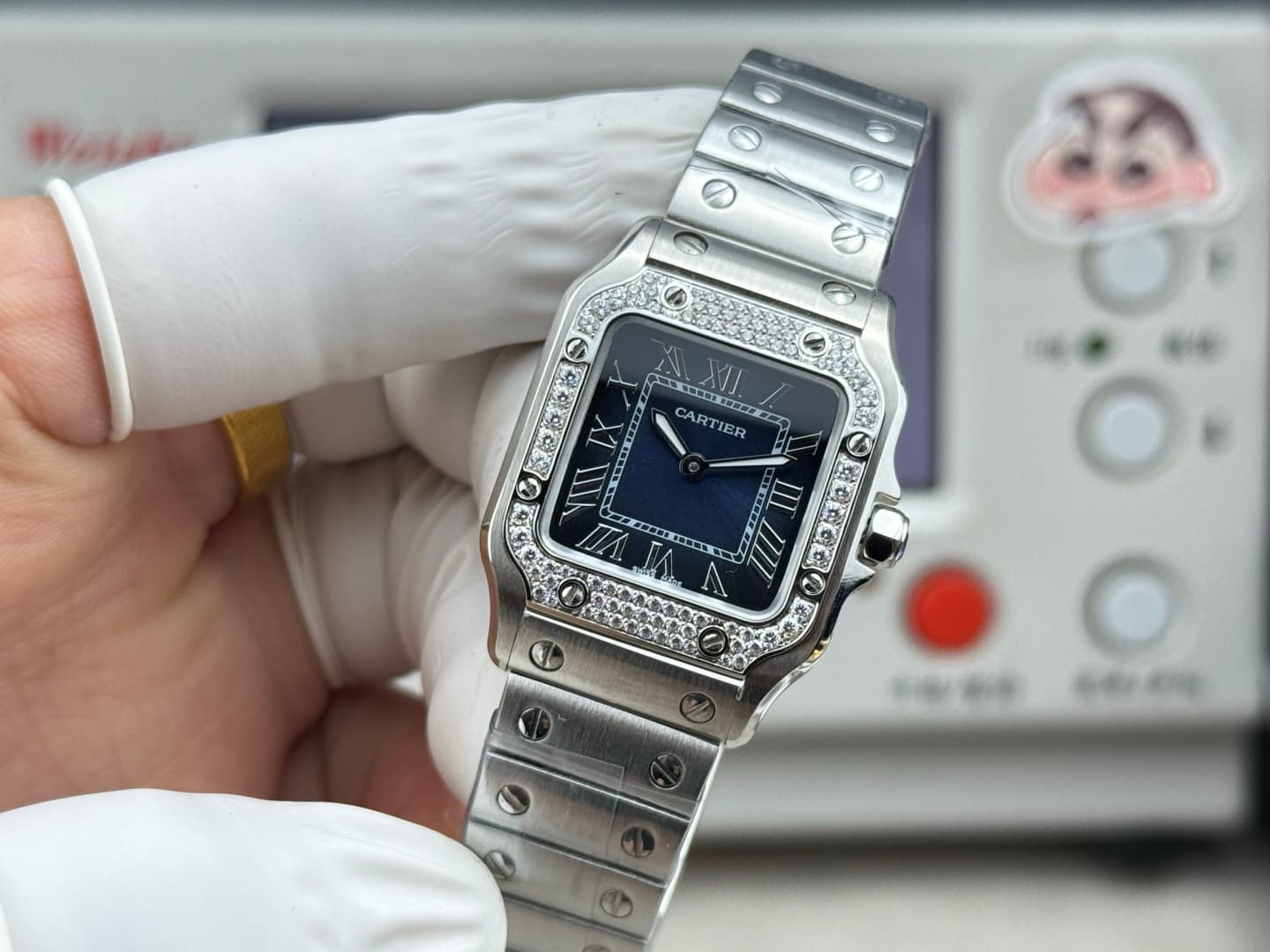 Cartier Blue Mini Watch