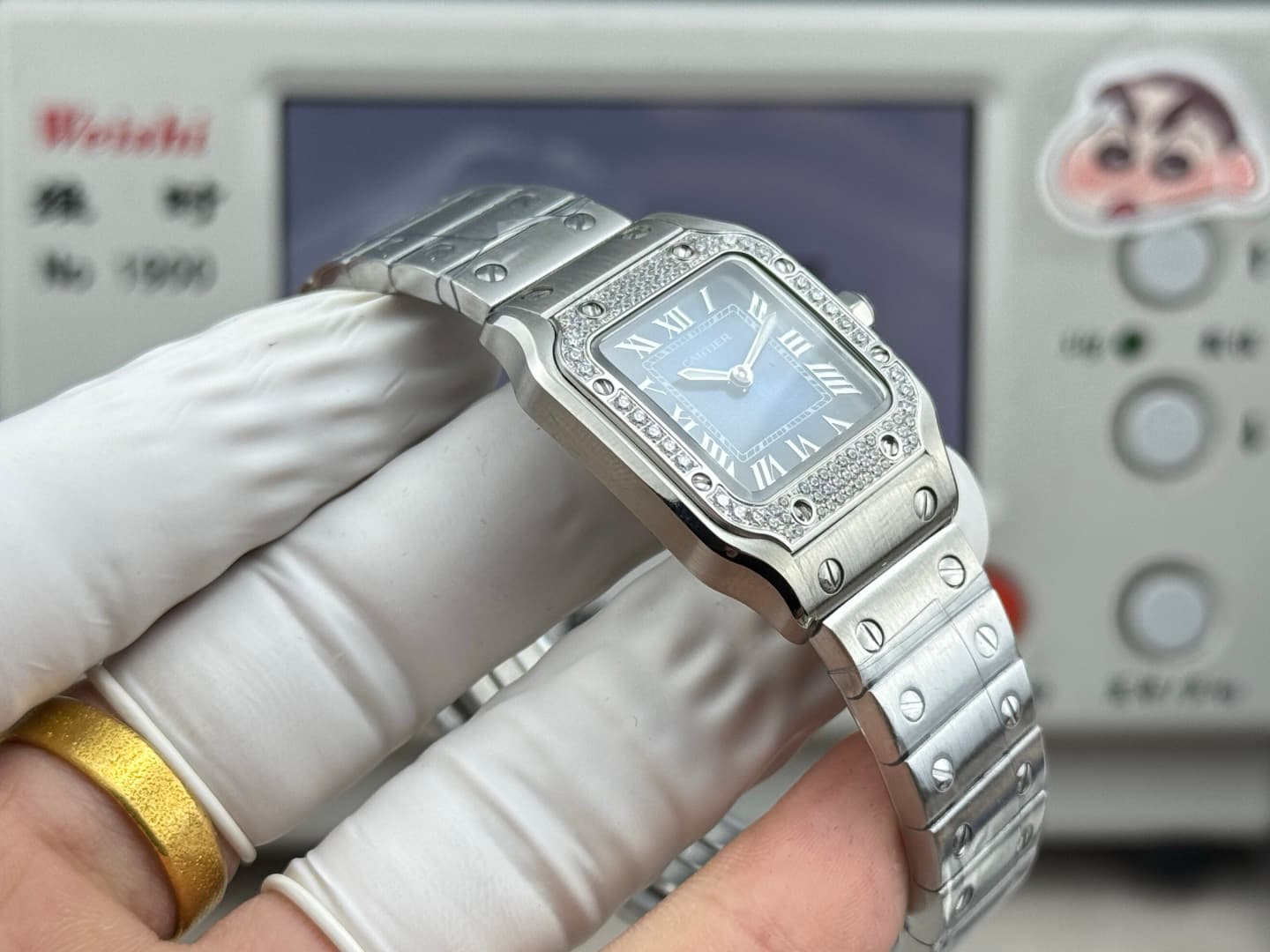 Cartier Blue Mini Watch