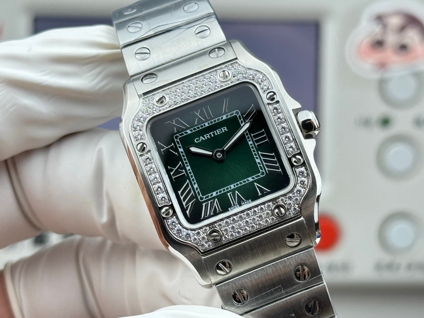 Cartier Blue Mini Watch