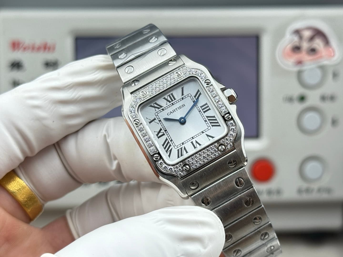 Cartier Blue Mini Watch